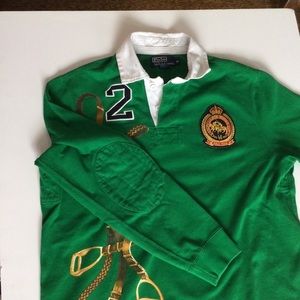 Polo Ralph Lauren Equestrian WinterCup Rugby Shirt.